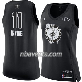 Camiseta Mujer Boston Celtics Kyrie Irving 11 2018 All Star Jordan Brand Negro Swingman